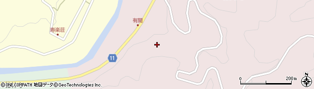 愛知県豊田市有間町峰垣戸周辺の地図