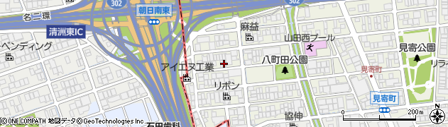 愛知県名古屋市西区長先町185周辺の地図