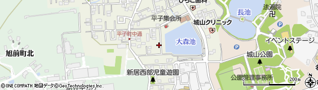 愛知県尾張旭市平子町中通170周辺の地図