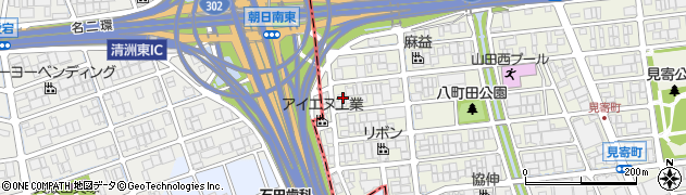 愛知県名古屋市西区長先町190周辺の地図
