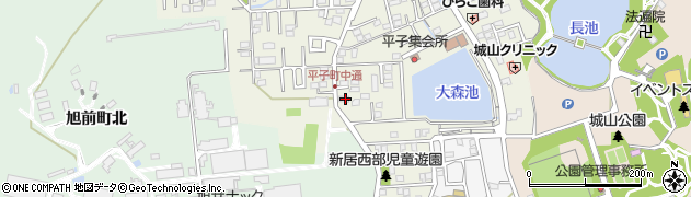 愛知県尾張旭市平子町中通136周辺の地図