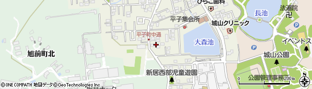 愛知県尾張旭市平子町中通134周辺の地図