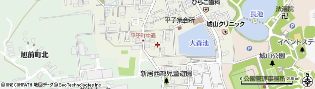 愛知県尾張旭市平子町中通138周辺の地図