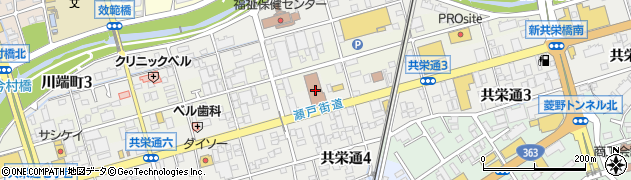 瀬戸郵便局周辺の地図