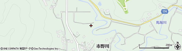千葉県勝浦市市野川周辺の地図