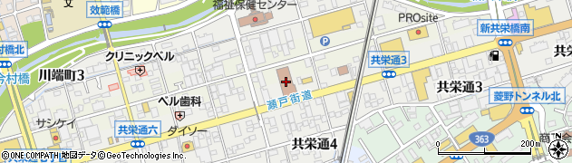 瀬戸郵便局配達周辺の地図