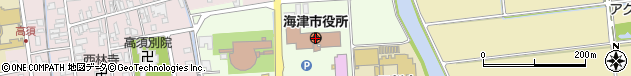 岐阜県海津市周辺の地図