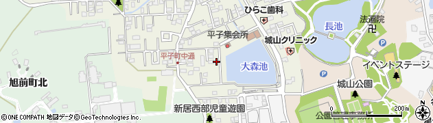 愛知県尾張旭市平子町中通172周辺の地図