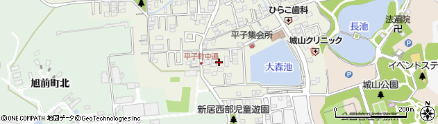 愛知県尾張旭市平子町中通184周辺の地図