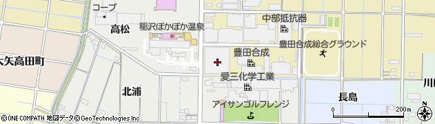 愛知県稲沢市北島町西之町10周辺の地図