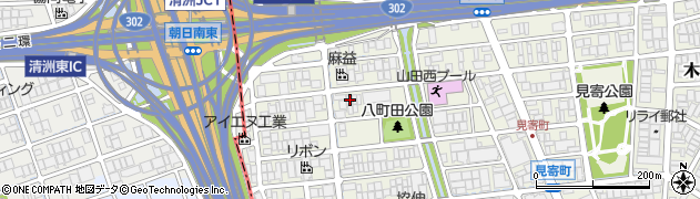 愛知県名古屋市西区長先町206周辺の地図