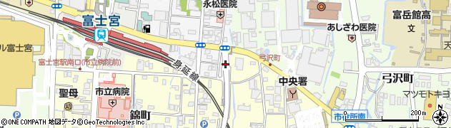 静岡県富士宮市東町28周辺の地図