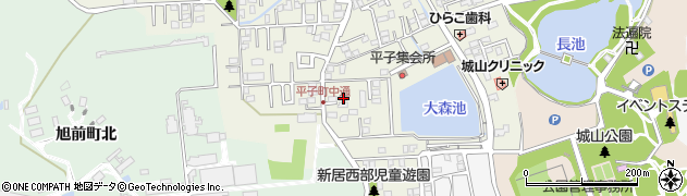愛知県尾張旭市平子町中通185周辺の地図