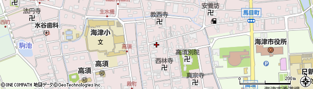 床光伊藤理容店周辺の地図