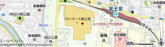 ライトオンイオンモール富士宮店周辺の地図