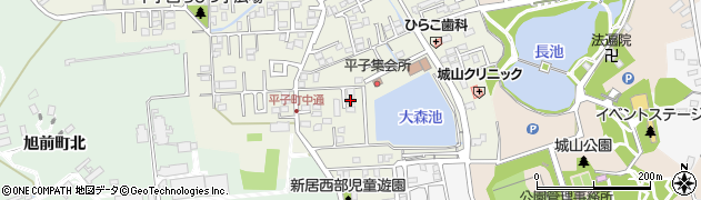愛知県尾張旭市平子町中通177周辺の地図