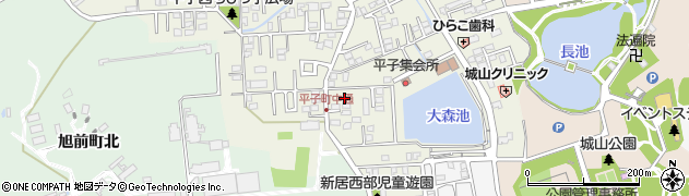 愛知県尾張旭市平子町中通186周辺の地図