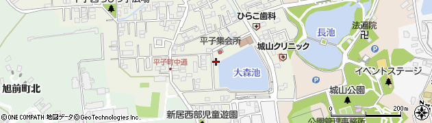 愛知県尾張旭市平子町中通162周辺の地図