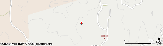 愛知県豊田市李町空洞周辺の地図