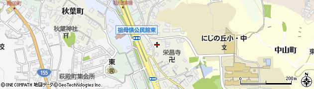 愛知県瀬戸市一里塚町58周辺の地図