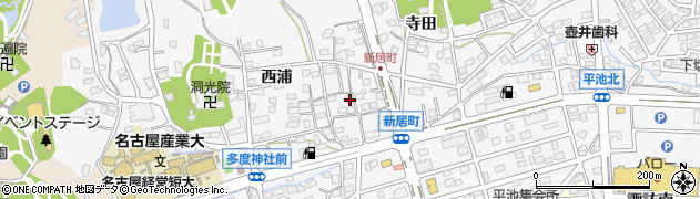 愛知県尾張旭市新居町寺田3026周辺の地図