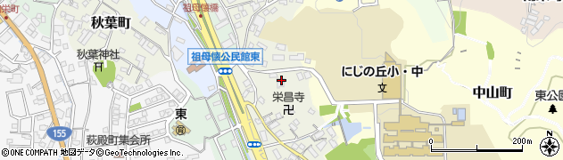 愛知県瀬戸市一里塚町97周辺の地図
