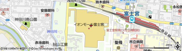 ユニクロイオンモール富士宮店周辺の地図