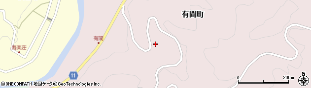 愛知県豊田市有間町山本2周辺の地図