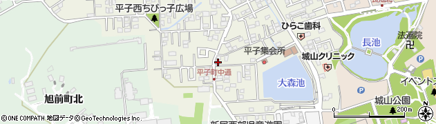 愛知県尾張旭市平子町中通187周辺の地図