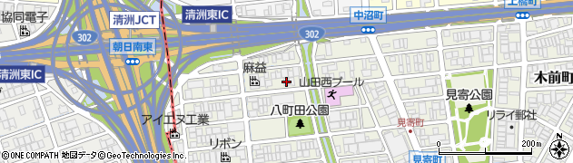 愛知県名古屋市西区長先町235周辺の地図