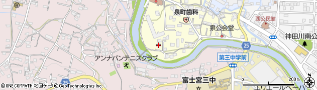 静岡県富士宮市泉町694周辺の地図