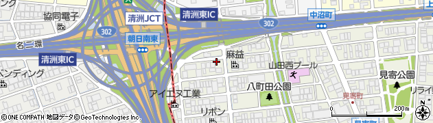 愛知県名古屋市西区長先町254周辺の地図