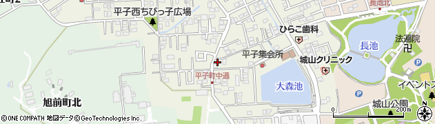 愛知県尾張旭市平子町中通188周辺の地図