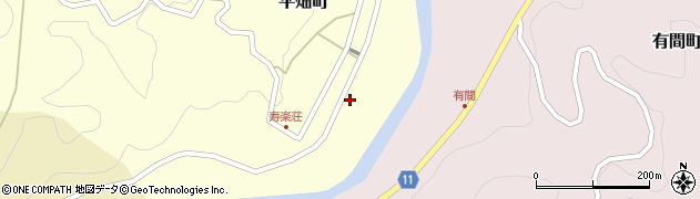 愛知県豊田市平畑町（東田）周辺の地図
