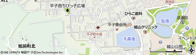 愛知県尾張旭市平子町中通189周辺の地図