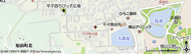 愛知県尾張旭市平子町中通191周辺の地図