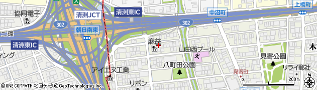 愛知県名古屋市西区長先町258周辺の地図