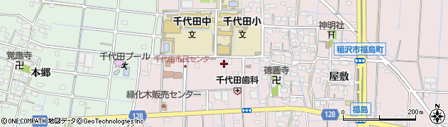 愛知県稲沢市福島町中浦32周辺の地図