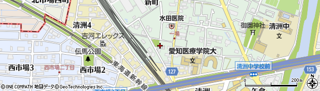 愛知県清須市一場新町481周辺の地図