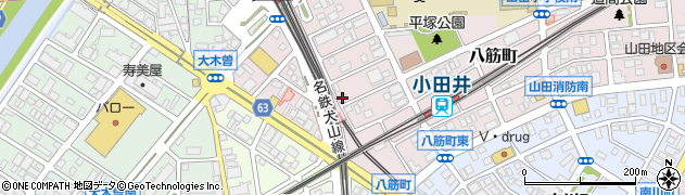 アメニティー上小田井周辺の地図