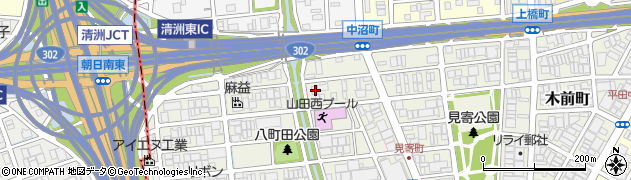 愛知県名古屋市西区長先町267周辺の地図