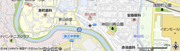 １００円レンタカー　富士宮店周辺の地図