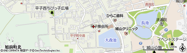 愛知県尾張旭市平子町中通203周辺の地図
