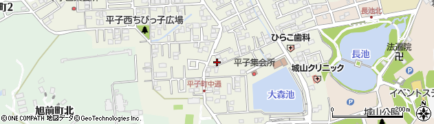 愛知県尾張旭市平子町中通248周辺の地図
