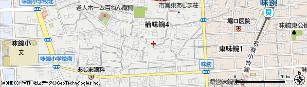 愛知県名古屋市北区楠味鋺4丁目909周辺の地図