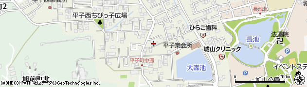愛知県尾張旭市平子町中通247周辺の地図