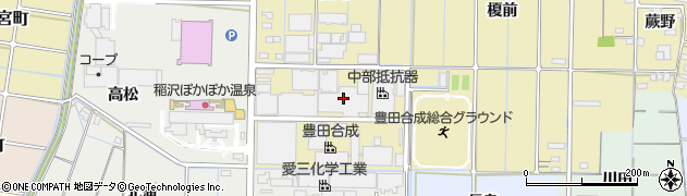 愛知県稲沢市北島町西之町20周辺の地図