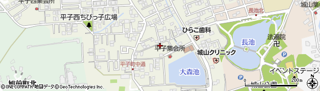 愛知県尾張旭市平子町中通198周辺の地図