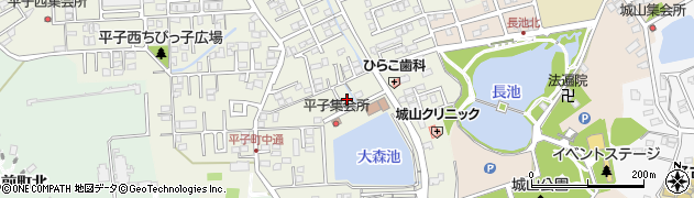 愛知県尾張旭市平子町中通210周辺の地図