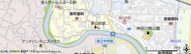 静岡県富士宮市泉町783周辺の地図